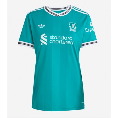 Liverpool Jeremie Frimpong #30 Rezervni Dres za Ženska 2025-26 Kratak Rukav Liverpool Jeremie Frimpong #30 Rezervni Dres za Ženska 2025-26 Kratak Rukav